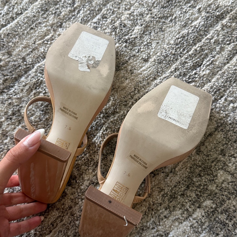 Jeffrey Campbell Tan Strappy Heels - Picture 6 of 6